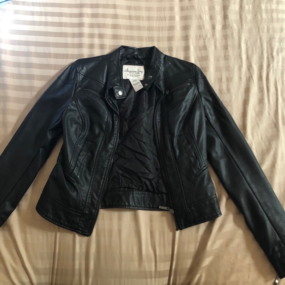 Faux Leather Jacket - American Rag